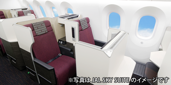 ※写真は JAL SKY SUITE のイメージです