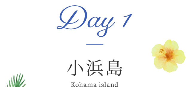 Day 1　小浜島 Kohama island