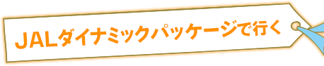 JALダイナミックパッケージで行く