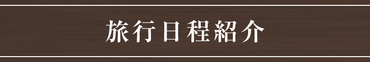 旅行日程紹介