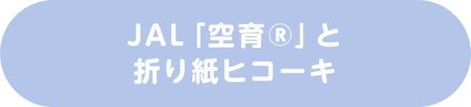 JAL「空育®」と折り紙ヒコーキ