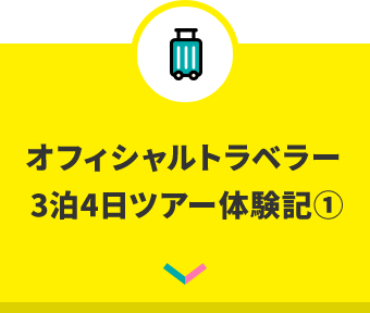 オフィシャルトラベラー3泊4日ツアー体験記①