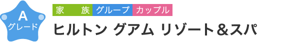 ヒルトン グアム リゾート＆スパ　Aグレード　家族 グループ カップル