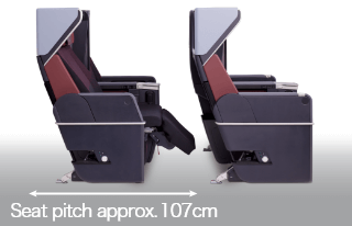 Seat pitch approx. 107cm